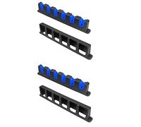 Giwnhvx Lot de 2 supports muraux pour canne à pêche pour porte de garage, support de rangement pour canne à pêche, support vertical pour 6 cannes à pêche