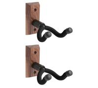 Giwnhvx Lot de 2 supports muraux pour guitares acoustiques et électriques, basses, banjos, faciles à installer, faciles à utiliser