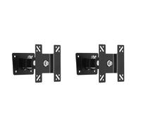 Giwnhvx Lot de 2 supports muraux universels pour écran LCD LED de 14 à 27 pouces réglable en hauteur pour TV-F03
