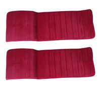 Giwnhvx Lot de 2 tapis de sol absorbants antidérapants en mousse à mémoire de forme pour cuisine, chambre à coucher, 120 x 40 cm, rouge
