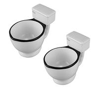 Giwnhvx Lot de 2 tasses fantaisie en céramique avec poignée 300 ml pour café, thé, lait, crème glacée, drôle pour cadeaux