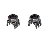 Giwnhvx Lot de 2 ventilateurs de refroidissement de moteur de 42 mm avec lumière LED pour 1/10 E- Summit Arrma 1/8 Kraton Talion, 3