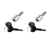 Giwnhvx Lot de 2 verrous de roue de secours avec clé pour Montero V24 V31 V32 V33 V36 V43 V44 V45 V46 V73 V77 4G54