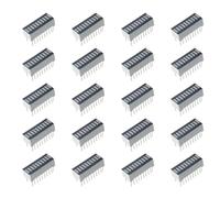 Giwnhvx Lot de 20 barres lumineuses à 10 segments avec barre lumineuse LED rouge