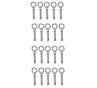 Giwnhvx Lot de 20 boulons d'ancrage à expansion M8 x 60 mm en acier inoxydable 304 avec anneau de levage