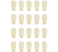 Giwnhvx Lot de 20 capuchons d'interrupteur à bascule métriques M3.5/Guitare 3 voies Blanc crème