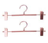 Giwnhvx Lot de 20 cintres solides en or rose avec clip