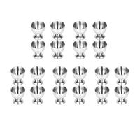 Giwnhvx Lot de 20 coquetiers en acier à œufs durs et porte-ustensiles de cuisine souple Plateau,