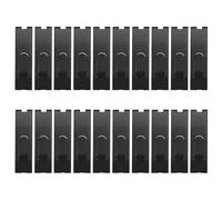 Giwnhvx Lot de 20 crochets pour grille murale, tableau mural, grille, panneaux d'affichage, lamelles, crochets muraux