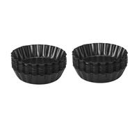 Giwnhvx Lot de 20 moules à tartelettes en étain avec fond amovible de 7,6 cm pour cupcakes et muffins
