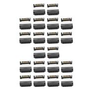 Giwnhvx Lot de 20 paires de connecteurs L29 mâles à 5 trous - Port série - Connecteur d'alimentation 15P - Prise et coque