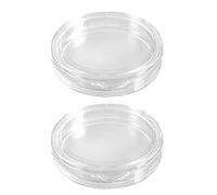 Giwnhvx Lot de 20 petites capsules rondes en plastique transparent 24 mm et 35 mm