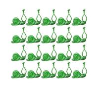 Giwnhvx Lot de 20 pièces autocollantes d'escalade murale avec boucle fixe, boucle en forme de boucle, pour jardinage intérieur, vert