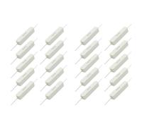 Giwnhvx Lot de 20 résistances de puissance en ciment céramique 1 K Ohm 5 % 10 W