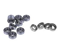 Giwnhvx Lot de 20 roulements à billes métriques miniatures en métal scellé blindé, MR115 ZZ 5 x 11 x 4 mm et MR85-ZZ 5 x 8 x 2,5 mm