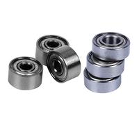 Giwnhvx Lot de 20 roulements à billes radiaux métriques miniatures en caoutchouc scellé en métal blindé - 692 ZZ 2 x 6 x 3 mm et MR115 ZZ 5 x 11 x 4 mm