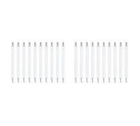 Giwnhvx Lot de 20 stylos de sublimation vierges sans pincement - Emballage rétractable - Transfert de chaleur - Stylo à bille pour sublimation - Pour bricolage et bureau