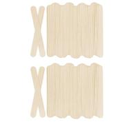 Giwnhvx Lot de 200 bâtons de glace en bois pour loisirs créatifs - 15,2 cm de long x 1,9 cm de large