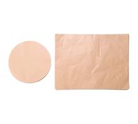 Giwnhvx Lot de 200 morceaux de papier parchemin non blanchi, anti-adhésif 100 pièces rectangle de 12 x 16 pouces et 100 pièces 9 pouces feuilles de cuisson rondes