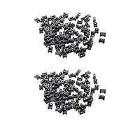 Giwnhvx Lot de 200 supports de câble noirs de 4,5 mm de largeur