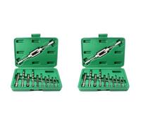 Giwnhvx Lot de 22 extracteurs de vis endommagées pour enlever les vis dénudées ou cassées avec foret d'alésage pour droitier 3-10 mm