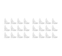 Giwnhvx Lot de 24 ballons commémoratifs lanternes blanches biodégradables pour fête funéraire