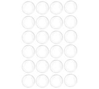 Giwnhvx Lot de 24 butées de porte, protection murale, 5,1 cm, transparent