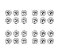 Giwnhvx Lot de 24 convoyeurs à billes en acier 16B 5/8"