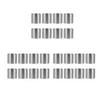Giwnhvx Lot de 24 emporte-pièces ronds en acier inoxydable pour tarte, fondant, etc