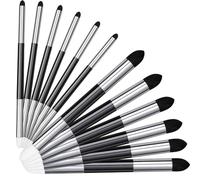 Giwnhvx Lot de 24 éponges à double tête lavables pour estomper les croquis, réutilisables, faciles à installer
