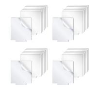 Giwnhvx Lot de 24 feuilles acryliques transparentes en fonte pour lampes LED, panneaux de table, projets de bricolage, lumières LED pour projets