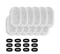 Giwnhvx Lot de 24 filtres de rechange pour fontaine à eau en acier inoxydable - Éponges à charbon actif