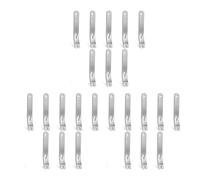 Giwnhvx Lot de 24 mini pieds-biche en acier inoxydable multifonction pour ouvrir la vie
