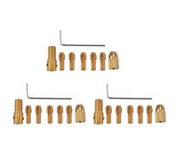 Giwnhvx Lot de 24 petites perceuses électriques de 0,5 - 3 mm - 3 mm