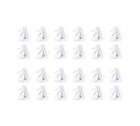 Giwnhvx Lot de 24 porte-clés en forme de boule disco miroir avec cordon de serrage en organza transparent - Étiquettes de remerciement - Accessoires disco des années 70