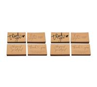 Giwnhvx Lot de 240 cartes de remerciement exquises en papier kraft, pour petites entreprises, cartes de remerciement, cartes de décoration, cadeaux