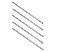 Giwnhvx Lot de 25 barres rondes rondes en acier inoxydable 500 mm x 3 mm