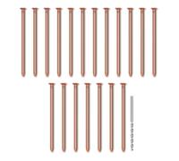 Giwnhvx Lot de 25 clous en cuivre pur de 8 cm de long avec foret, pour enlever les clous de quincaillerie pour arbres