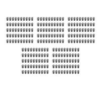 Giwnhvx Lot de 250 vis sans tête hexagonales M2,5 x 3 mm en acier inoxydable