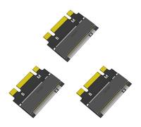 Giwnhvx Lot de 3 adaptateurs d'extension M.2 NVME M-Key B+M 2230 à 2242 pour disque dur SSD pour ordinateur de bureau