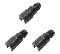 Giwnhvx Lot de 3 adaptateurs EFI femelle à déconnexion rapide 6AN vers 3/8 en aluminium AN6 mâle évasé vers 3/8 po pour tuyaux de carburant