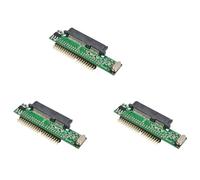 Giwnhvx Lot de 3 adaptateurs IDE 2,5 pouces femelle 2,5 pouces IDE 40 broches Port 1,5 Go Support 133 HDD CD DVD Convertisseur Serial