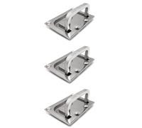 Giwnhvx Lot de 3 anneaux de levage en acier inoxydable 316 pour casier de bateau