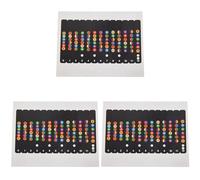 Giwnhvx Lot de 3 autocollants pour apprendre à jouer avec une note pour la touche | Peigne adapté pour guitare électrique, guitare acoustique