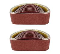 Giwnhvx Lot de 3 bandes abrasives en oxyde d'aluminium de 21 pouces - Grain 240 - Papier abrasif Premium - 20 pièces