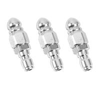 Giwnhvx Lot de 3 buses d'égout de 6,35 mm 5000 PSI pour nettoyeur haute pression 1/4 Connecteur rapide
