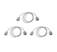 Giwnhvx Lot de 3 câbles adaptateurs VGA DB15 mâle vers RS232 DB9 mâle/vidéo graphique (blanc, 1,4 m)