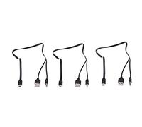 Giwnhvx Lot de 3 câbles audio pour haut-parleur portable USB 2.0 mâle 3,5 mm