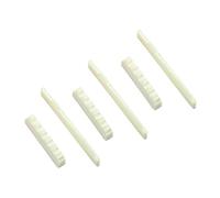 Giwnhvx Lot de 3 chaises nasales en ivoire et écrou pour guitare acoustique à 6 cordes