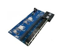 Giwnhvx Lot de 3 commutateurs Gigabit Ethernet 10/100/1000 m PCBA 8 RJ45 UTP et 2 ports SC Fibre Port PCB Facile à installer et à utiliser
